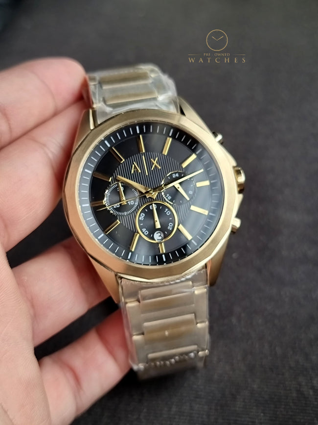 A|X Armani Exchange Chronograph Watch for Men with Stainless Steel Hover Image