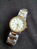 Tory Burch Gigi Stainless Steel Watch Two-Tone Silver/Gold One Size, Two-Tone Silver/Gold, One Size, Gigi Stainless Steel Watch