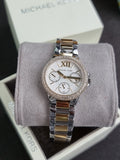 Michael Kors Watch for Women Camille Multifunction, Stainless Steel Watch with a stainless steel strap
