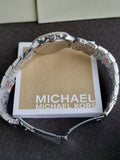 Michael Kors Watch for Women Camille Multifunction, Stainless Steel Watch with a stainless steel strap