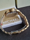 Michael Kors Ladies Watch Golden Casing Quartz Watch  mko1080