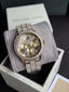 Michael Kors MK6789 Bradshaw Gold Tone Stainless Steel Pave Glitz Women's 42 mm