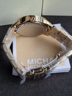 Michael Kors MK6789 Bradshaw Gold Tone Stainless Steel Pave Glitz Women's 42 mm