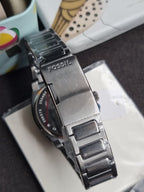 Fossil Everett Three-Hand Date Stainless Steel Watch FS6075