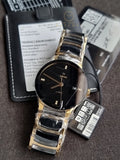 Rado Centrix Black/Yellow gold toned steel Ø38 mm R30035712