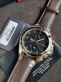 Tommy Hilfiger Men’s Quartz Leather Strap Black Dial 44mm Watch 1791836