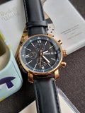 Fossil Analog Black Dial Men's Watch-BQ1008