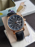 Fossil Analog Black Dial Men's Watch-BQ1008