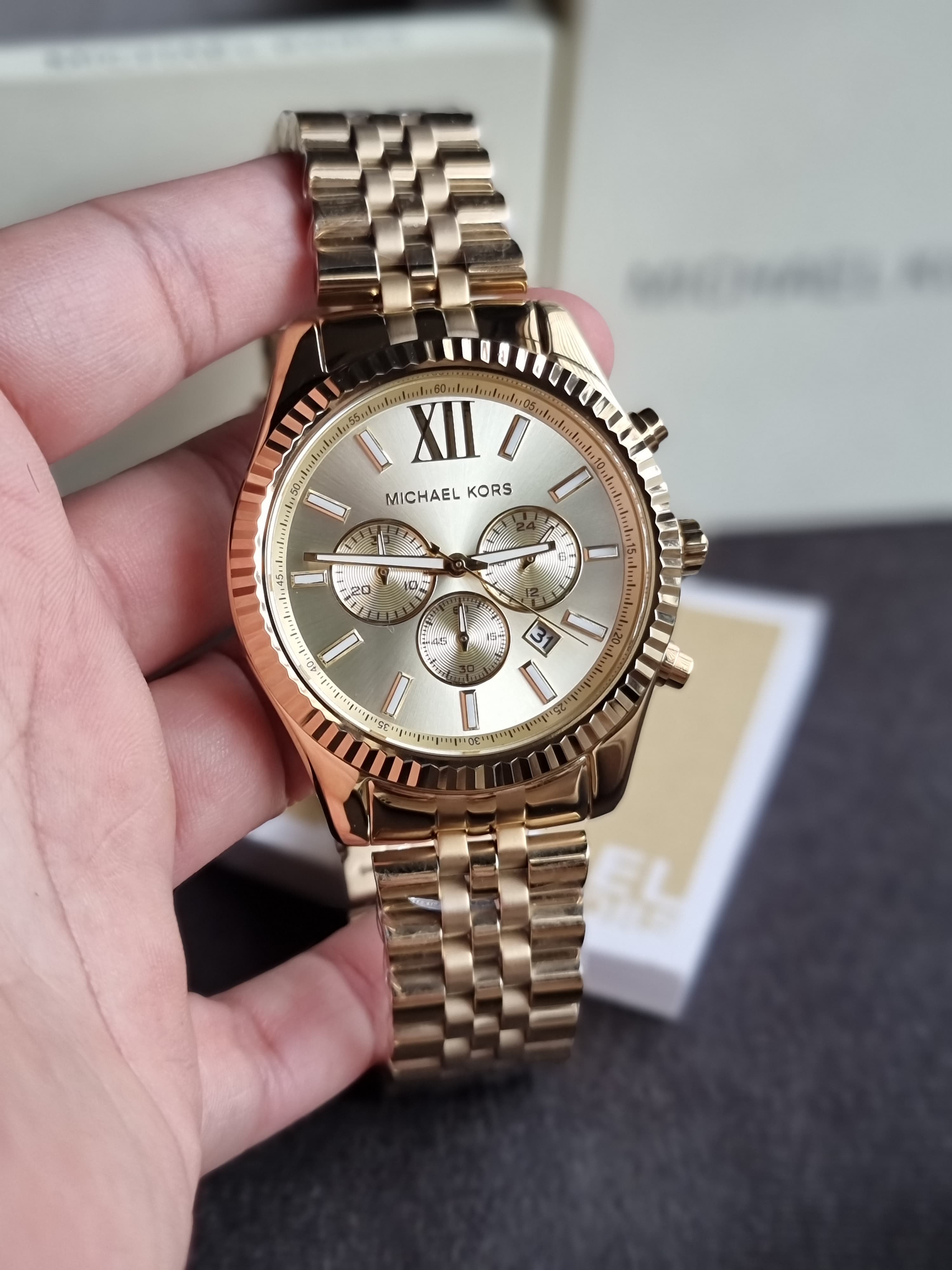 Michael Kors Mens Lexington Chronograph Watch MK8281