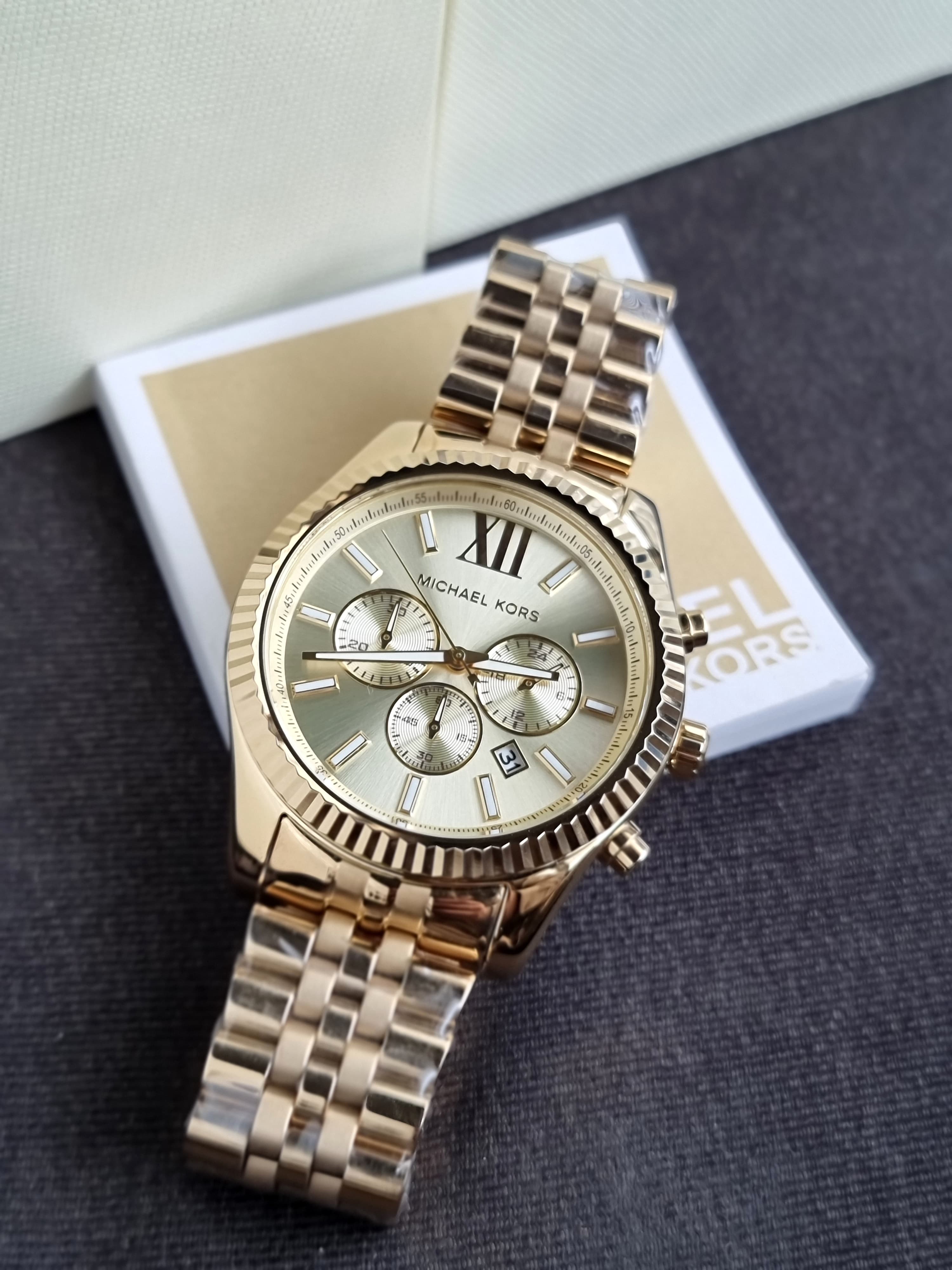 Michael Kors Mens Lexington Chronograph Watch MK8281