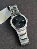 Lorus Sub Brand Of Seiko Gents Watch Silver Chain  Black Dial Quartz Watch