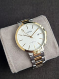 Lorus Two Tone White dial 42mm Size Quartz Watch