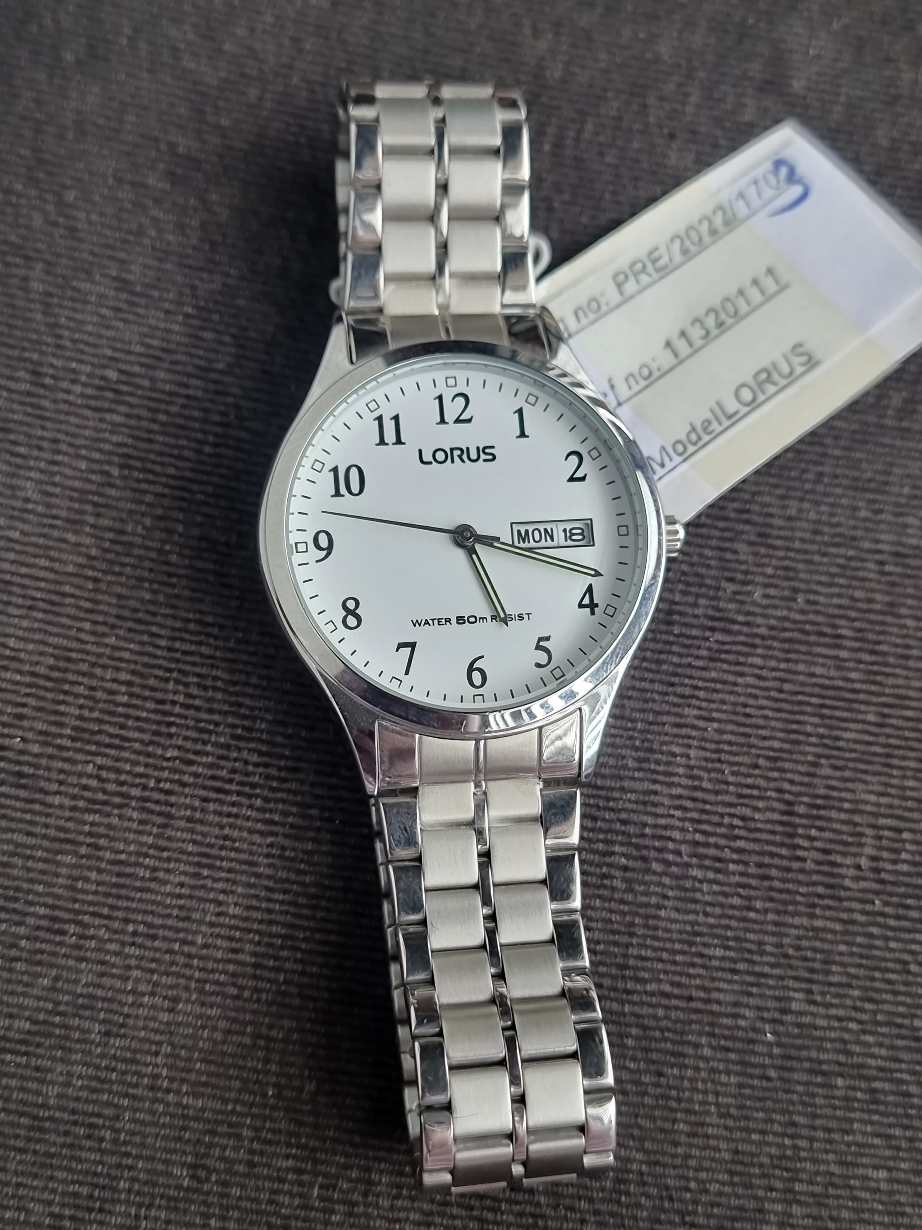 Lorus Sub Brand Of Seiko Gents Watch 38mm Dial Quartz Watch