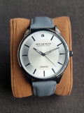 Awearness Kenneth Cole Gents Watch Gray Leather Strap Quartz Watch