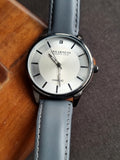 Awearness Kenneth Cole Gents Watch Gray Leather Strap Quartz Watch