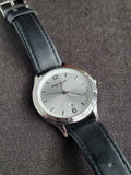 Kenneth Cole Gents Watch Black Leather Strap 42mm Dial Quartz Watch KC50964001