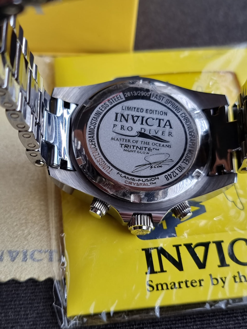 Invicta 1248 Men's Tungsten Gents Watch Quartz Watch