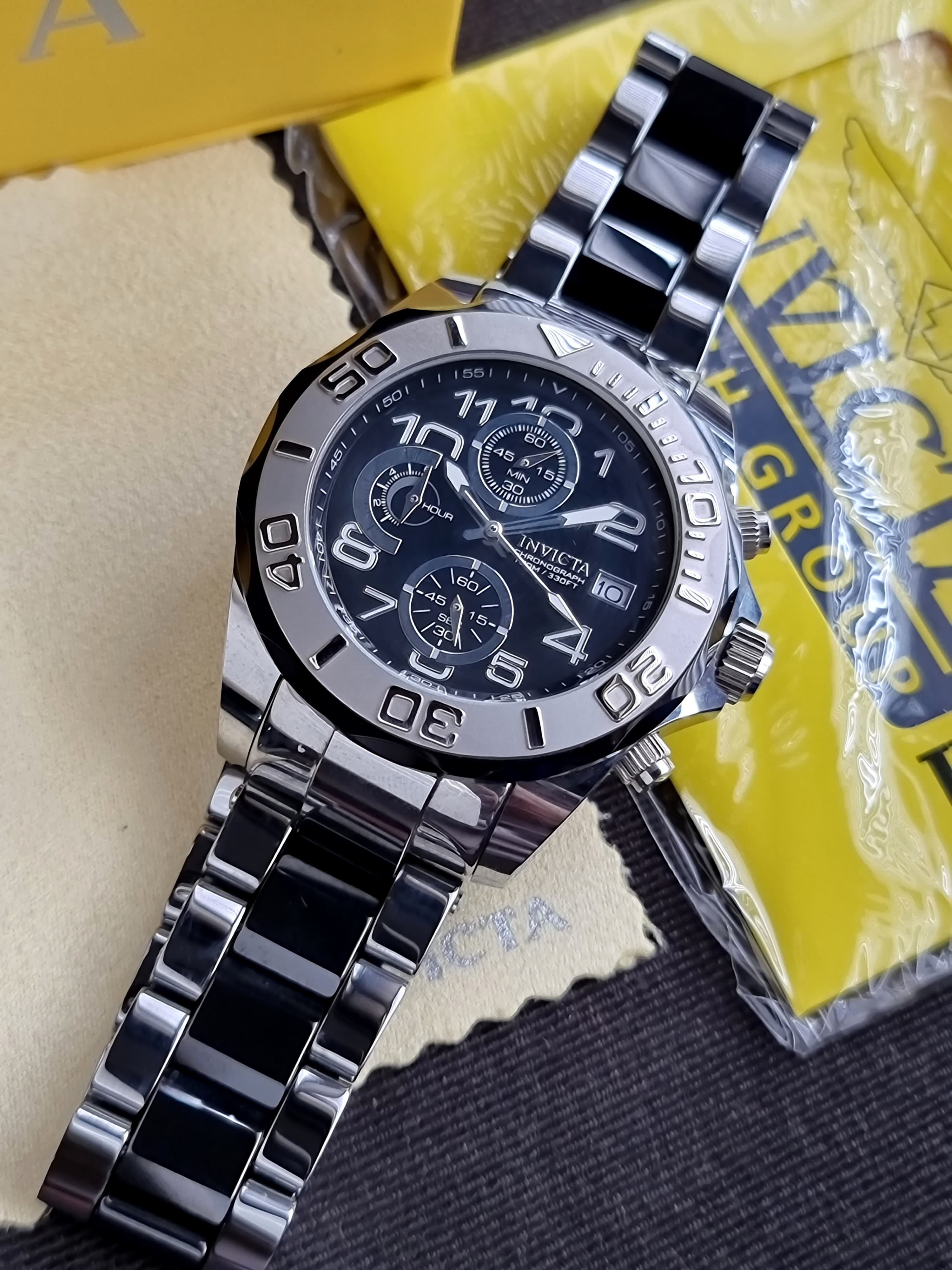 Invicta 1248 Men's Tungsten Gents Watch Quartz Watch