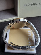 MICHAEL KORS Wyatt Chronograph Silver Dial Two-tone Men's Watch Item No. MK5934