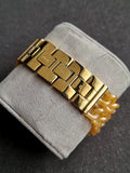 Guess Women's Peach Acrylic Chain Link Wrist Watch