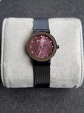 Skagen Mother of Pearl Crystal Stainless Steel Ladies Watch 358SDDD