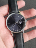 Gant Gents Watch Black  Dial Black Leather Strap