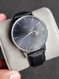 Gant Gents Watch Black  Dial Black Leather Strap