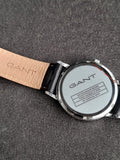 Gant Gents Watch Black  Dial Black Leather Strap