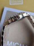 Michael Kors Lennox Watch for Women, Gold Tone Quartz Three Hand Movement MK7394