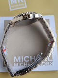 Michael Kors Lennox Watch for Women, Gold Tone Quartz Three Hand Movement MK7394