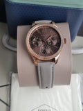 Fossil Analog Gray Dial Women's Watch-BQ3764