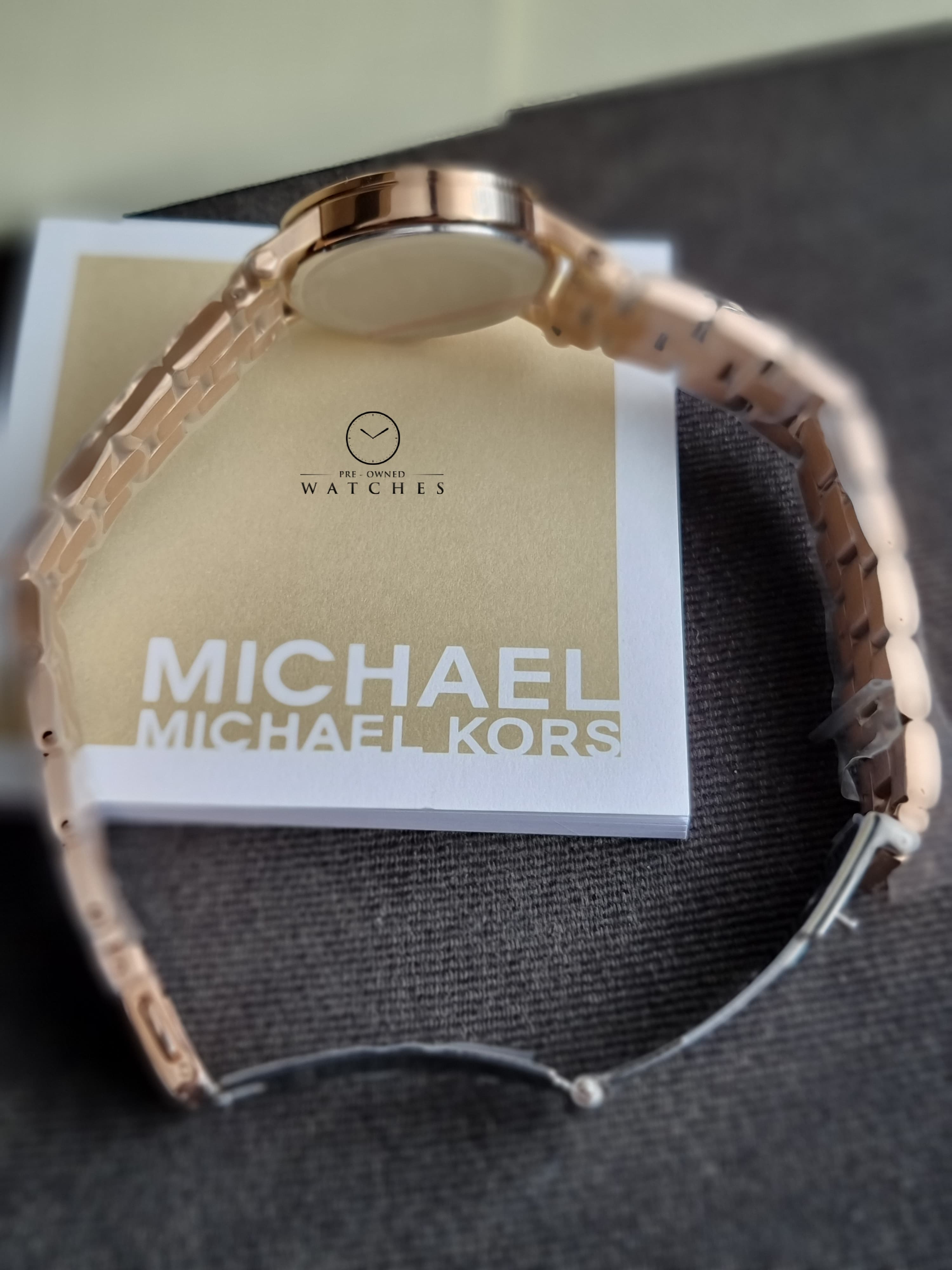 Michael Kors Women's Norie Three-Hand Rose Gold Stainless Steel Watch mk3558