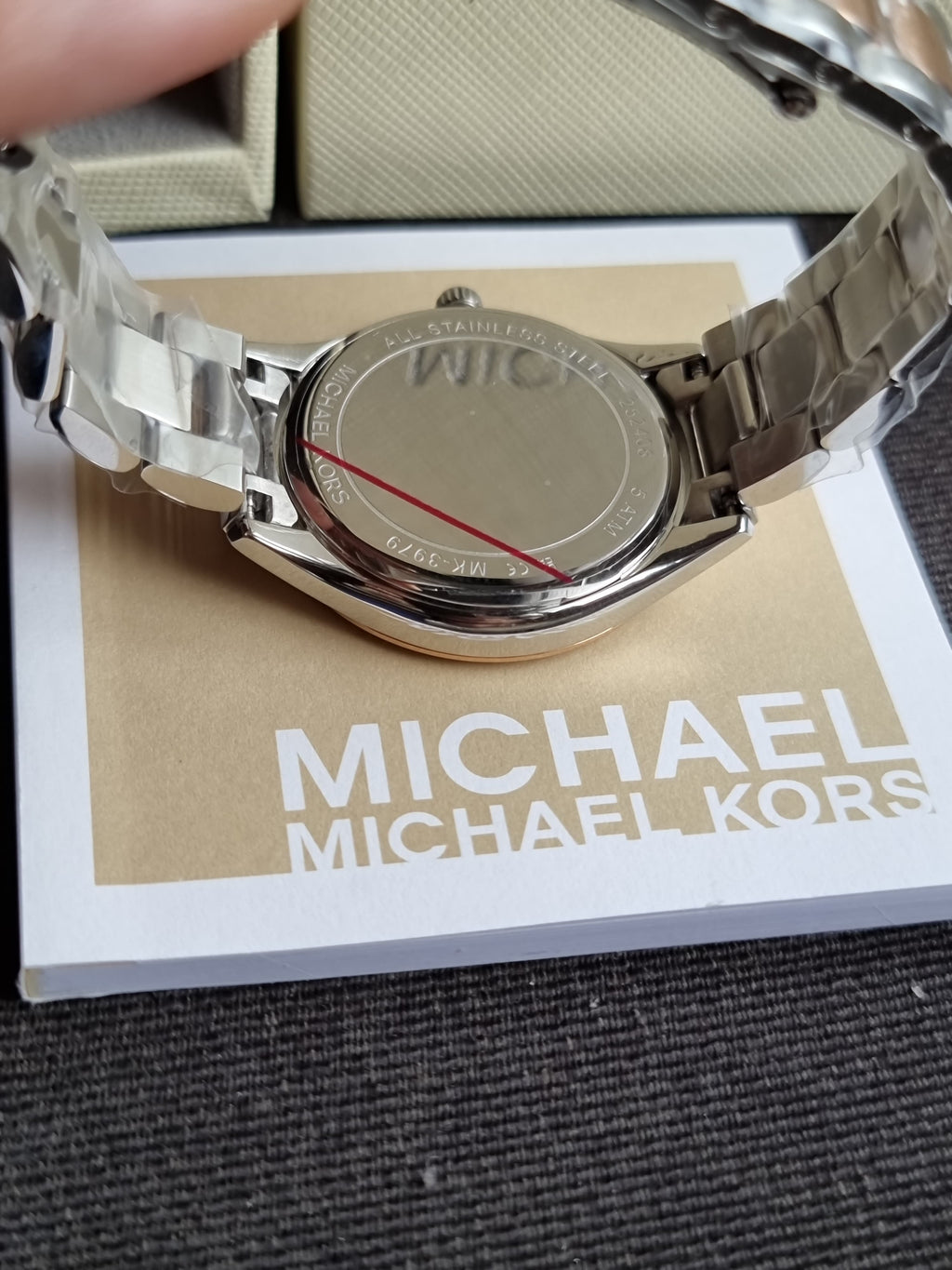 Michael Kors Women's Lauryn Three-Hand Two-Tone Stainless Steel Watch Mk3979