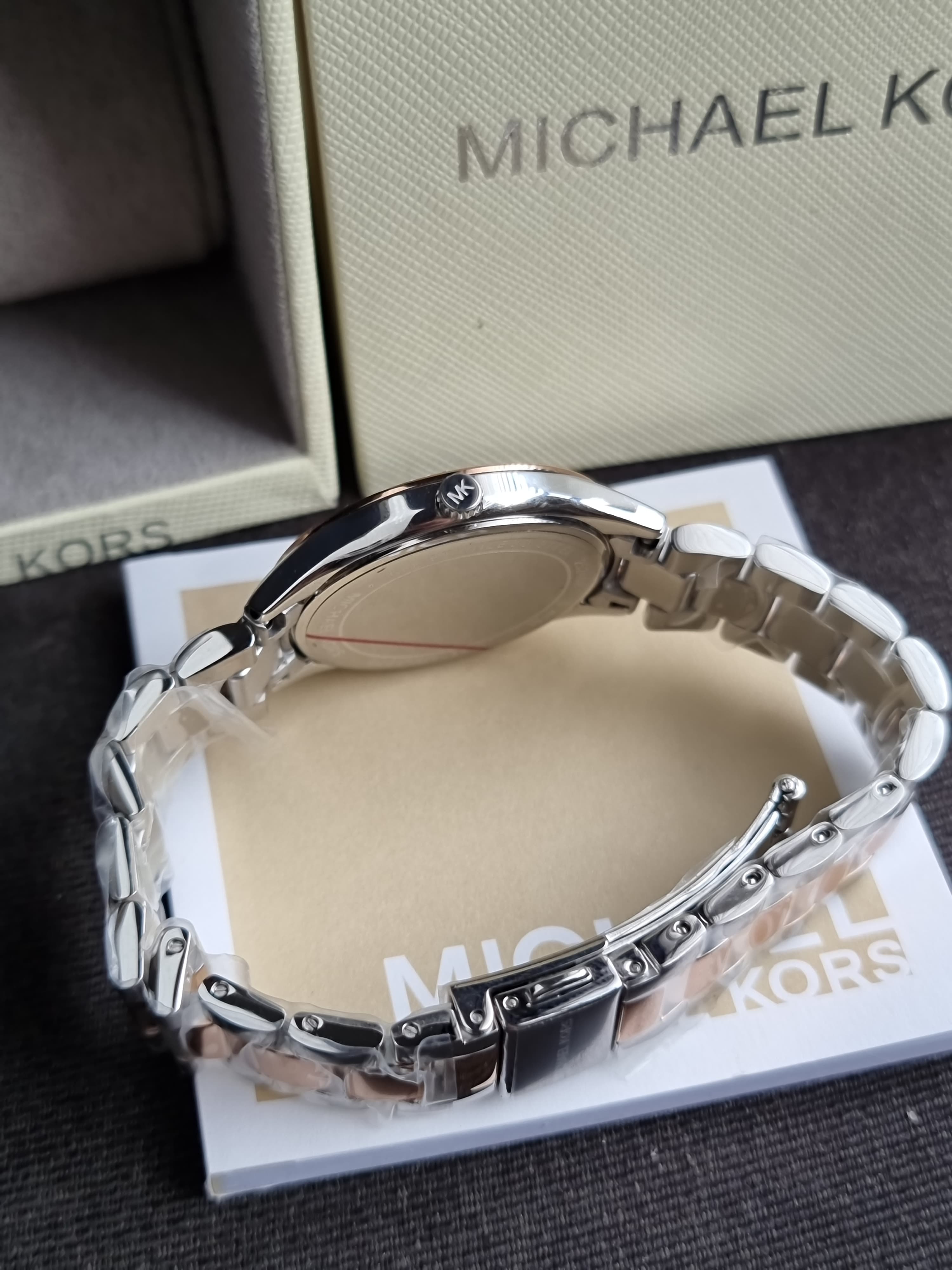 Michael Kors Women's Lauryn Three-Hand Two-Tone Stainless Steel Watch Mk3979