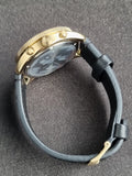 Armani Exchange Chronograph Black Leather Watch AX1818