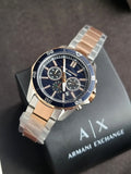 A|X Armani Exchange Dive-Inspired Sports Watch for Men with Stainless Steel