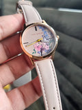Ted Baker Ladies Watch 36mm Dial Quartz Watch Pink Leather Strap