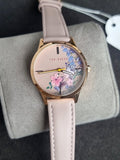 Ted Baker Ladies Watch 36mm Dial Quartz Watch Pink Leather Strap