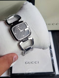 Gucci Women’s Swiss Made Quartz Stainless Steel Black Dial 32mm Watch YA125406