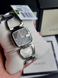 Gucci Women’s Swiss Made Quartz Stainless Steel Black Dial 32mm Watch YA125406