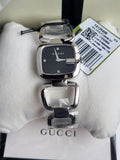 Gucci Women’s Swiss Made Quartz Stainless Steel Black Dial 32mm Watch YA125406