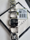 Gucci Women’s Swiss Made Quartz Stainless Steel Black Dial 32mm Watch YA125406