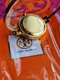TORY BURCH TBW4029 Womens Reva Gold-Tone Stainless Steel Bangle Watch