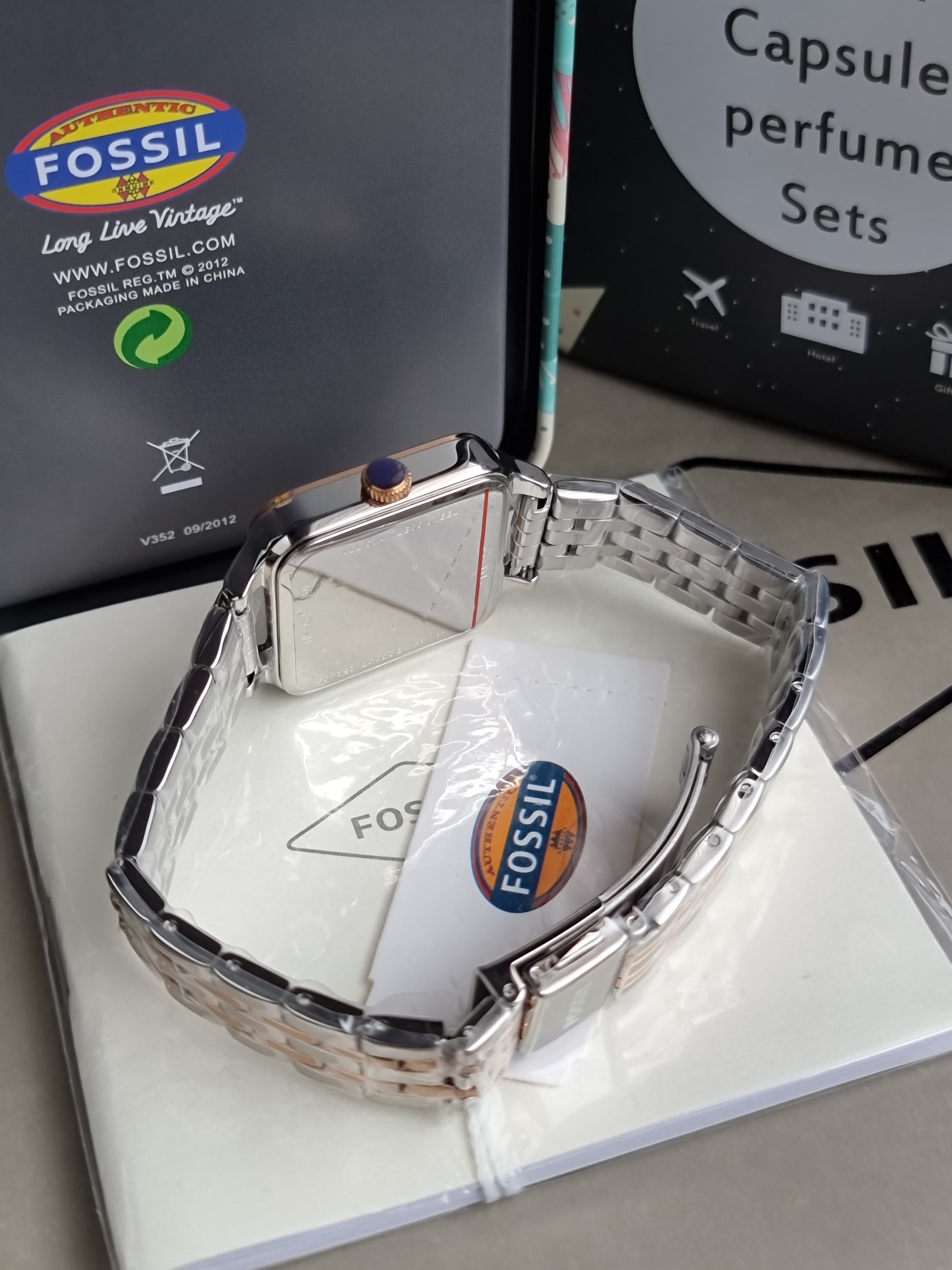 Fossil BQ3907 Colleen Three-Hand Two-Tone Stainless Steel Watch