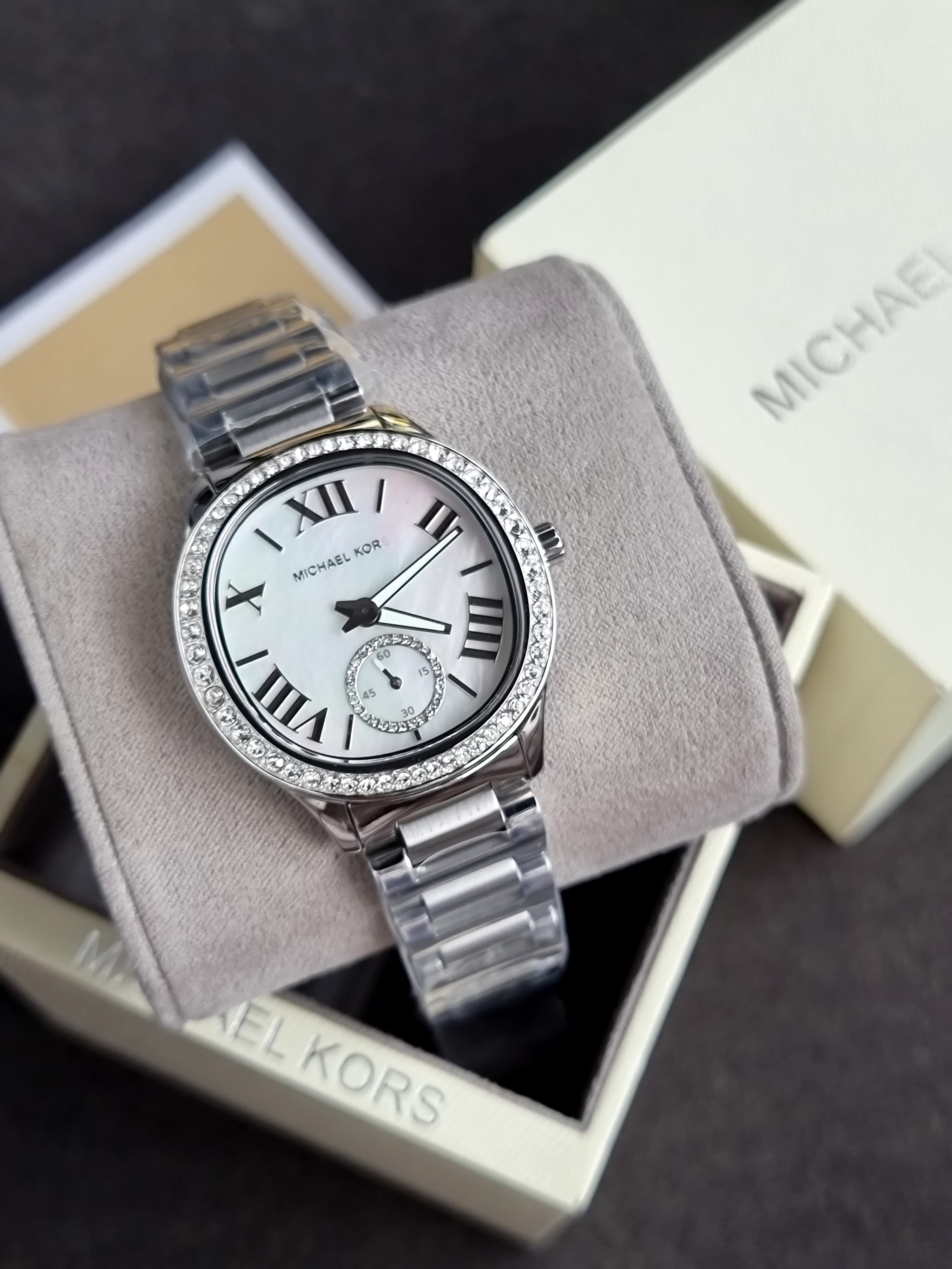 Michael Kors Sage Quartz White Dial Ladies Watch MK4807