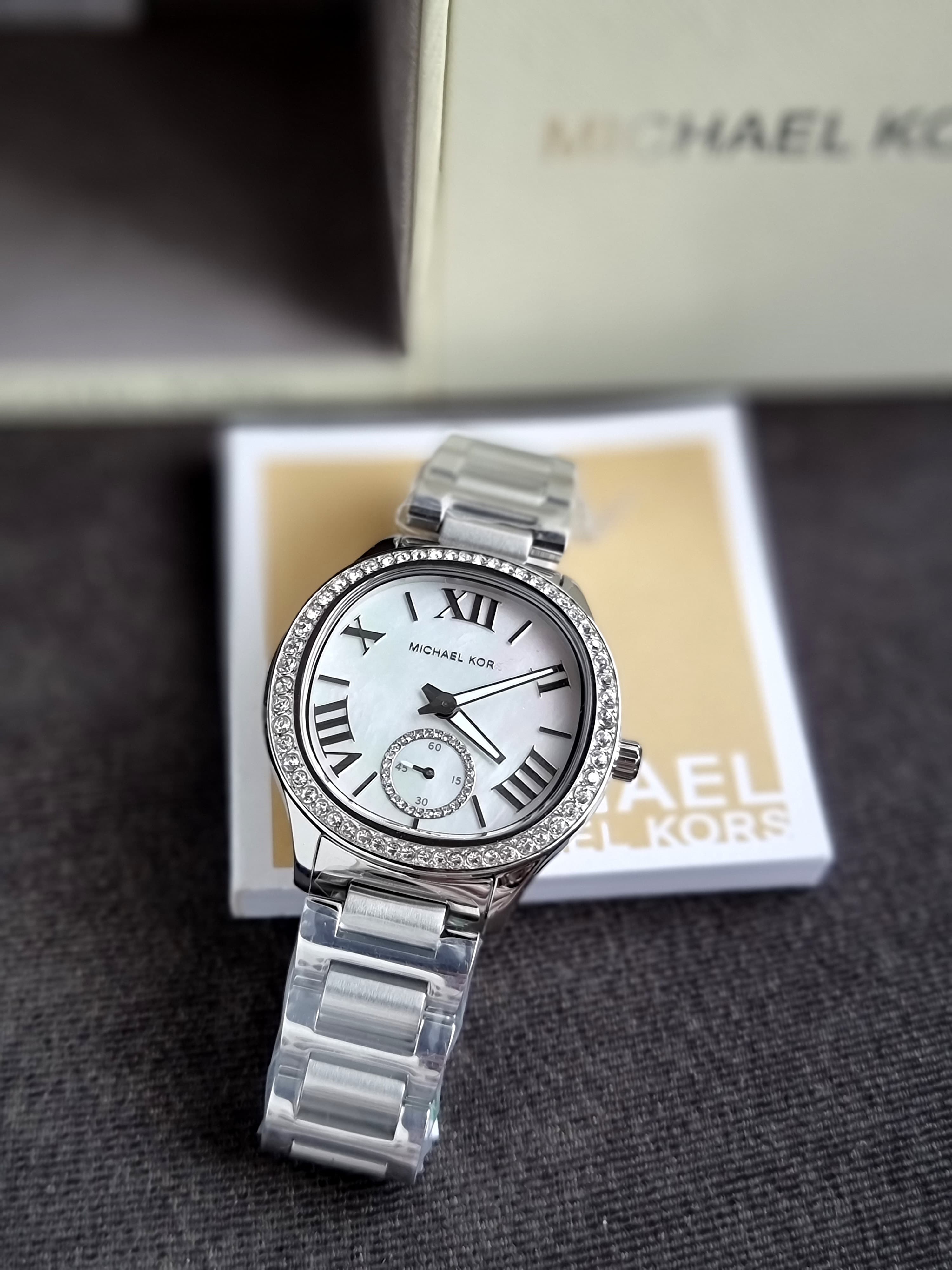 Michael Kors Sage Quartz White Dial Ladies Watch MK4807