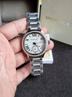 Michael Kors Sage Quartz White Dial Ladies Watch MK4807