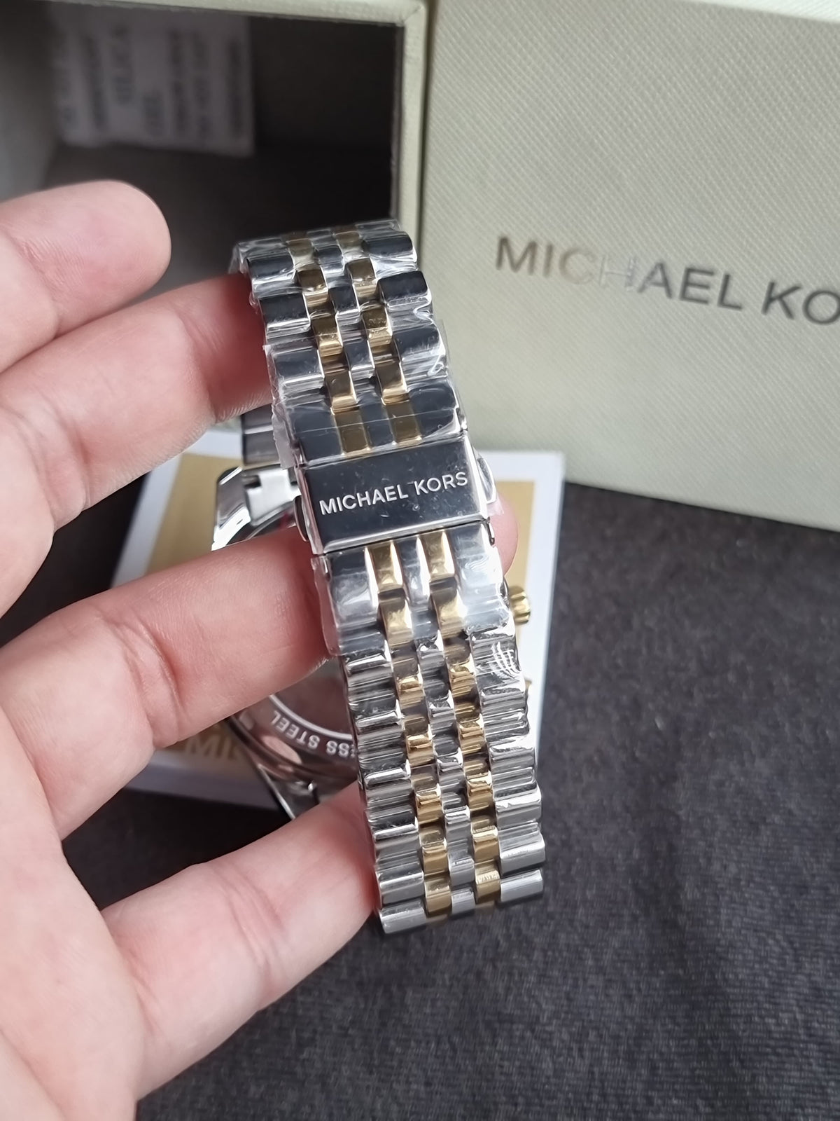 MICHAEL KORS Lexington Chronograph White Dial Men's Watch MK8344