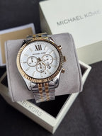 MICHAEL KORS Lexington Chronograph White Dial Men's Watch MK8344