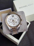 MICHAEL KORS Lexington Chronograph White Dial Men's Watch MK8344